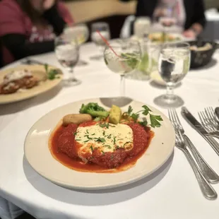 Chicken Petto di Pollo Parmigiana alla Rossini