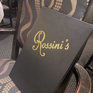 Perfect menu, the most comfortable seat I&apos;ve ever had at any restaurant we&apos;ve been to
