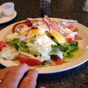 Can you believe small chef salad?   Great place to eat