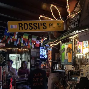 a man at a bar