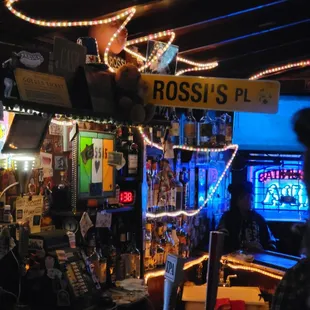 a man at the bar