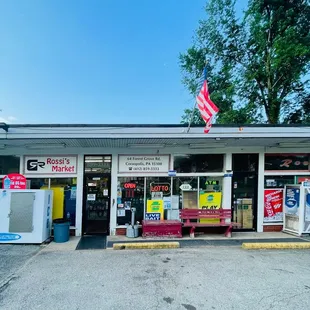 the outside of the store