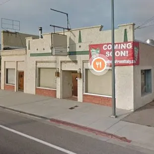 the corner of the street