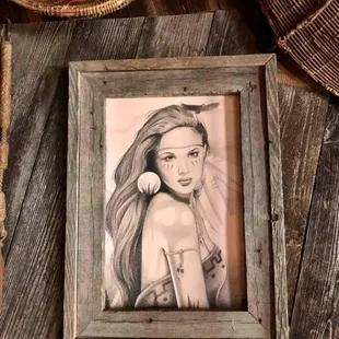 Pencil drawing by Eddy Lee, Jr.
Local Big Pine, CA