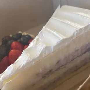 a piece of cake in a box
