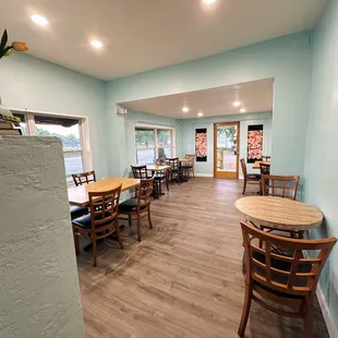 Interior seating area