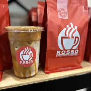 Dulce de leche iced coffee