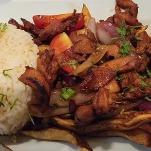 Pollo Saltado Burrito