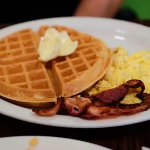 food, waffles