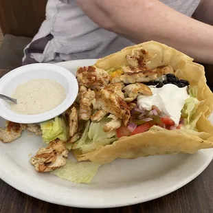 Chicken Tostada