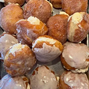 a variety of doughnuts