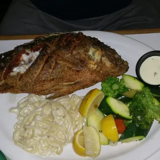 Whole Deep Fried Tilapia