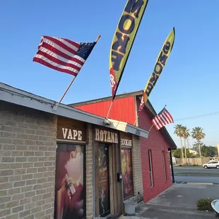 the outside of the store