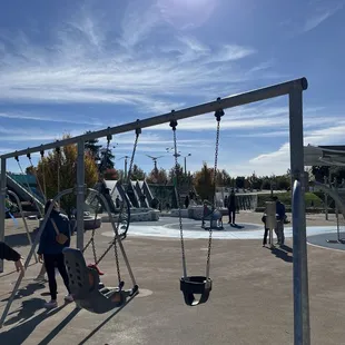 Swings for many age levels