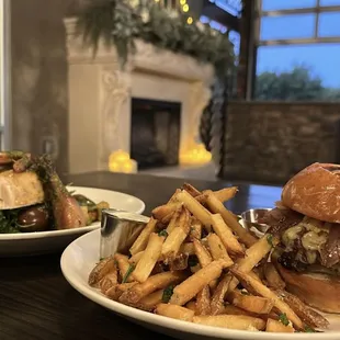 Roth Burger, Marys Half Rotisserie Chicken