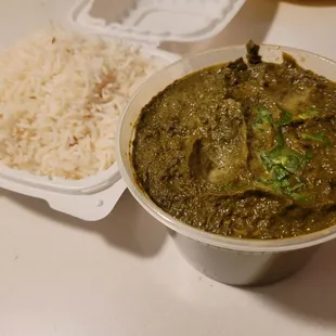 Chicken saag