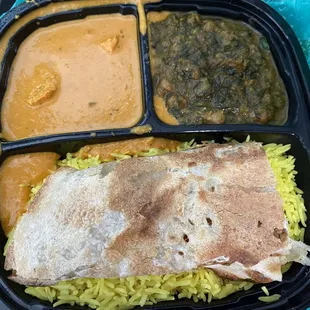 luncbox lb1. chicken masala