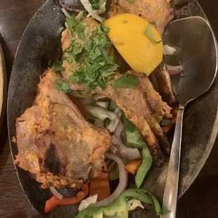 Roti Lamb Popsicles - Lamb chops
