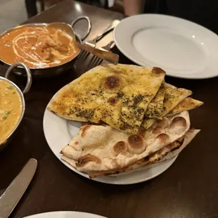 Naan &amp; Garlic Basil Naan