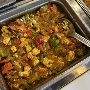 Tofu with veggies
