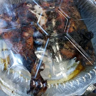 1 jerk whole chicken leg
