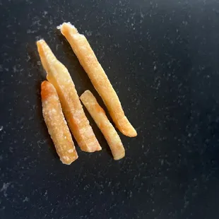 French fries from the day before refried