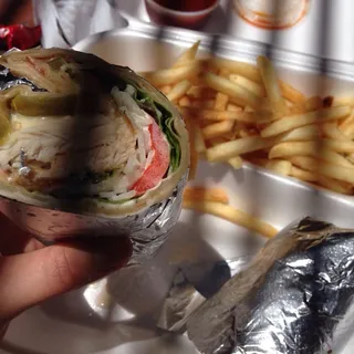 Rotisserie Chicken Santa Fe Wrap