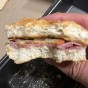 The muffaletta I ordered