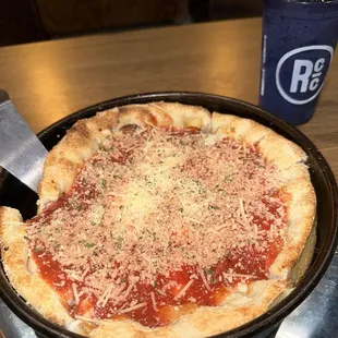 Timer Deep Dish Pizza