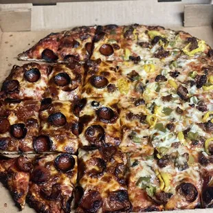 Half pep half deluxe.