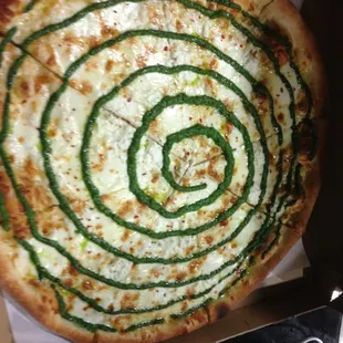 Arugula Pesto Pizza