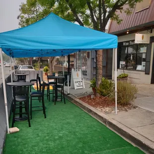 Tasting Room setup October 2020