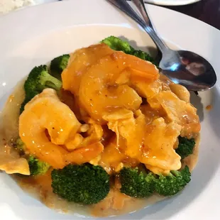 Amazing shrimp and chicken