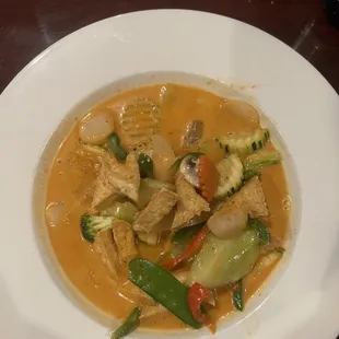 Panang Curry and rice
