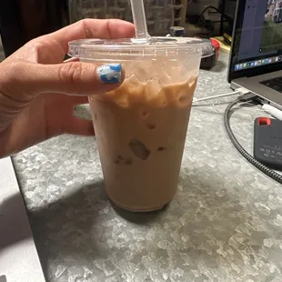 Iced vanilla chai