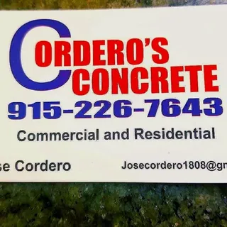 Cordero's Concrete C.