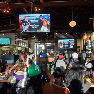 Filling up during the Apple Cup