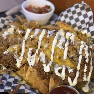 Amazing pulled pork nachos!