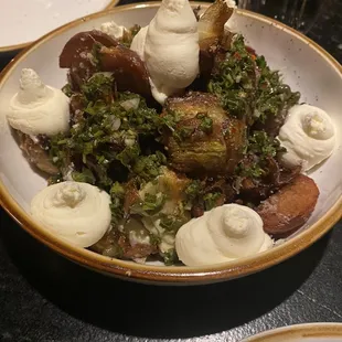 Potatoes and artichokes