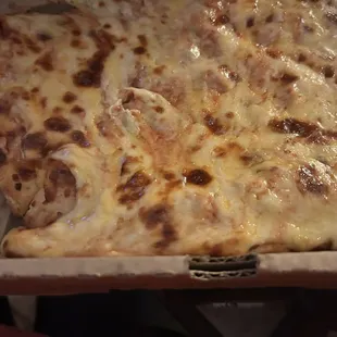 a slice of cheese pizza