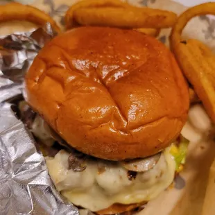 Mushroom Swiss Burger