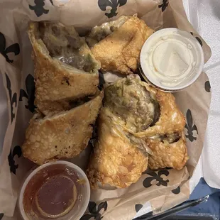 Philly cheesesteak Eggrolls