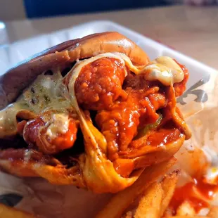 Secret Hot Chicken Sandwich