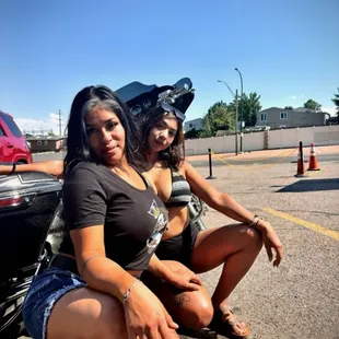 outside