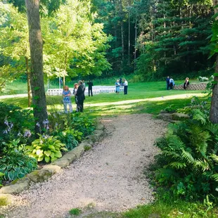 Path to the ceremony
