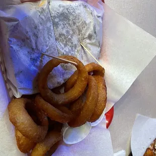 Onion rings n grilled cheese please