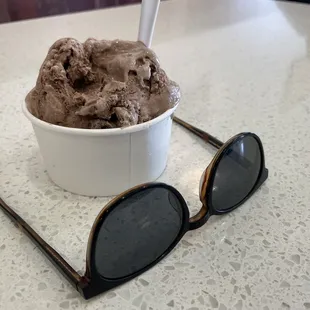 Rocky Road single scoop