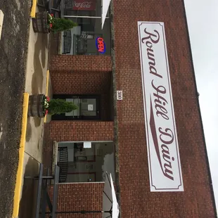 the outside of the building