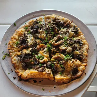 Mushroom Pizza