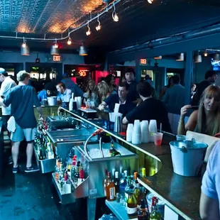 Our all new street-level bar has a great vibe.